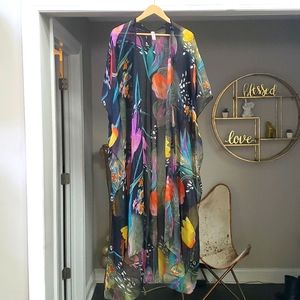 Sheer Duster Or Cover Up NWT